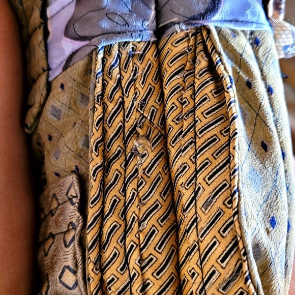 Lisa's Bags and Things Shoulder Crossbody Purse Bag Made of Silk Ties - Picture 5 of 5